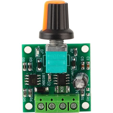 Contrôleur de Vitesse de Moteur électrique Basse Tension DC 1.8-12V 2A, Interrupteur de Pilote Réglable, Régulateur de Vitesse de Moteur PWM, équipement D'outils (1/5)