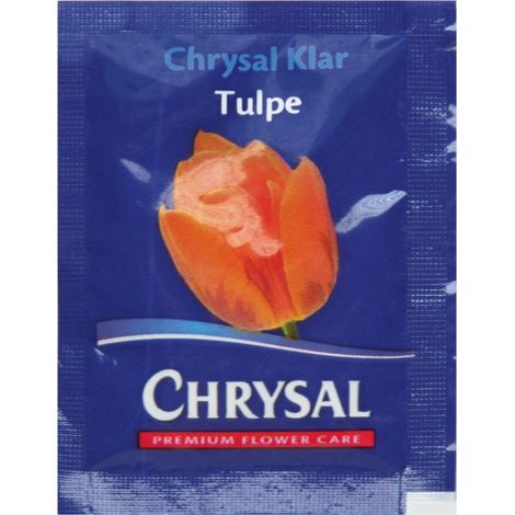 Chrysal Klar Tulpe - Schnittblumennahrung in Pulverform 5 g - 10 Stück