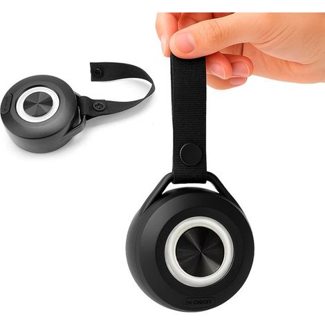 Altoparlante sportivo Bluetooth V5.0, altoparlante portatile da 5 watt con bassi a 360°, durata della batteria di 5-7 ore, illuminazione a LED, suono coinvolgente. (1/5)