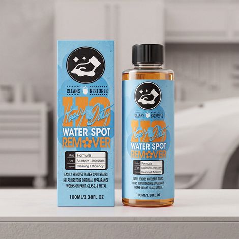 Auto-Wasserfleckenreiniger – Praktisch zur Reinigung von Wasserflecken und Schmutz auf Autoscheiben und Windschutzscheiben, für täglichen Glanz und Pflege – 100 ml -- DE (1/5)
