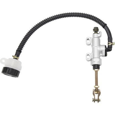 Maitre Cylindre Arriere ,Maître Cylindre De Frein,Maitre Cylindre De Frein Arriere Quad, Pompe de maître-cylindre hydraulique de frein arrière avec réservoir pour moto, dirt bike, VTT (1/5)