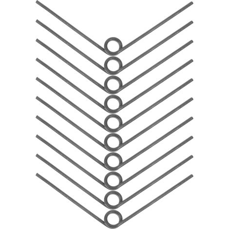Lot de 20 Plumes de Rechange en Forme de V - Ressorts mécaniques en Acier - Ressorts de Compression mécaniques - Petites Plumes pour sécateur - Outils de Coupe - Acier manganèse (1/5)