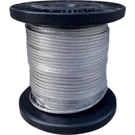 Câble souple en inox 316 pour garde-corps - Ø 6 mm 7x7 - longueur 100 m - DESIGN PRODUCTION (1/4)