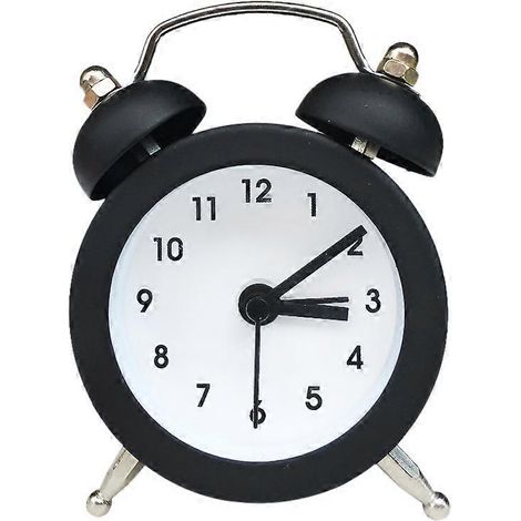 Réveil numérique, silencieux et doux, idéal pour la chambre et les voyages, noir. (1/5)