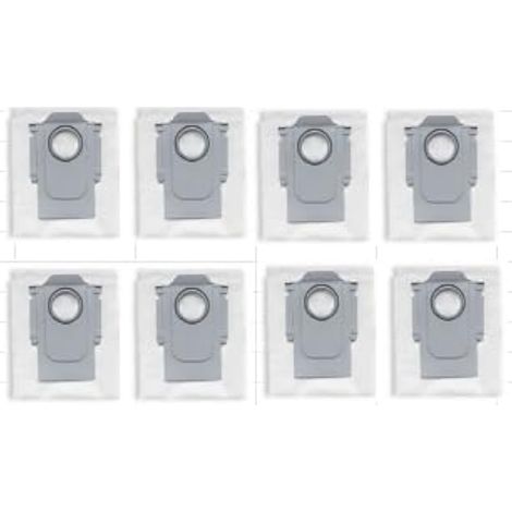 Lot de 8 sacs d'aspirateur compatibles avec Roborock Saros 10/10R/S8 MaxV Ultra/Qrevo Pro/Q revo/Qrevo MaxV/Qrevo S/Qrevo master/S8 Max Ultra (1/3)