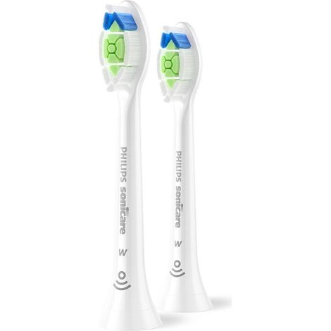 Testine per spazzolino sonico Philips Sonicare W2 Optimal White HX6062/87, bianche