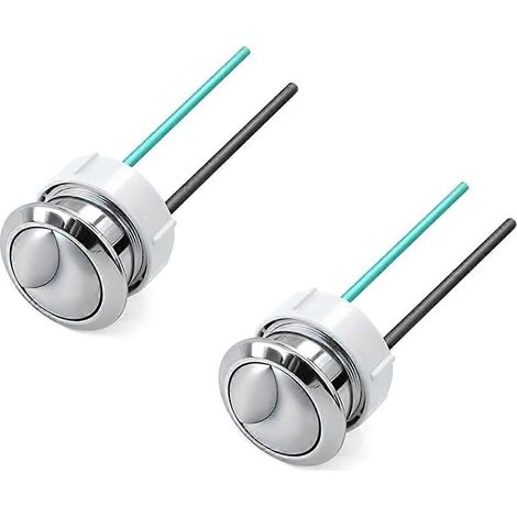 Ersatzteile für Zweimengenspültaster, Ersatztaster für die obere Spülung, kompatibel mit Geberit, 38 mm Loch (2er-Pack) (1/5)
