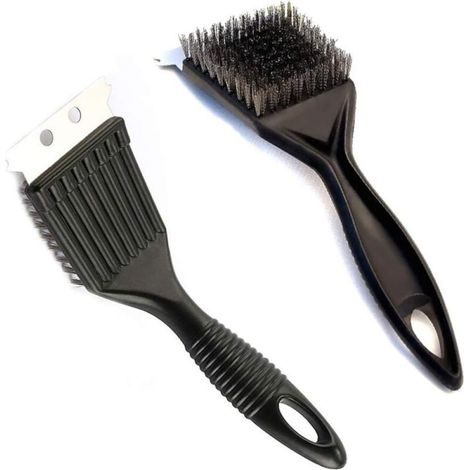 Metall-Grillreinigungsbürste, Edelstahl-Grilldrahtbürste, Edelstahl-Grillreinigungsbürste E (1/5)