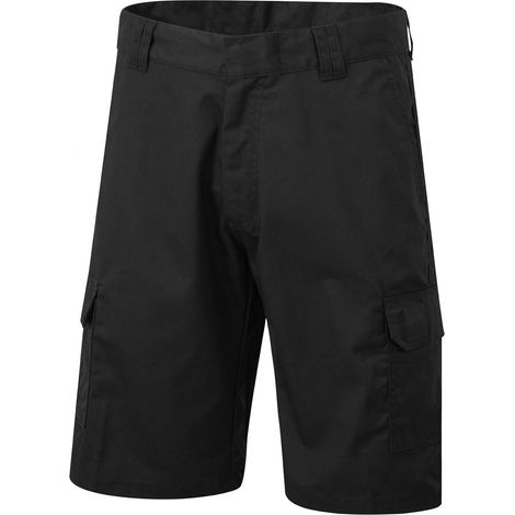 Herren Cargo Shorts Schwarz 36 245 g/m²