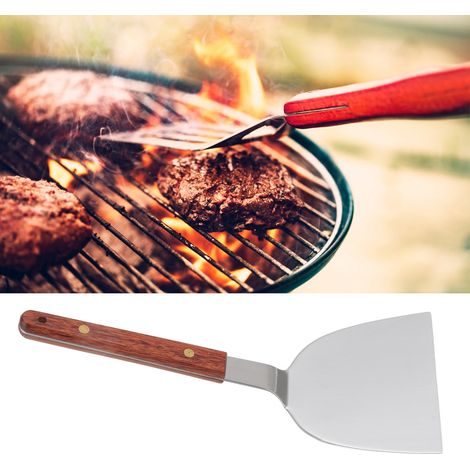 120-mm-Küchenspatel, Teppanyaki-Spatel, Pizzaspatel, manueller Crêpe-Pressenspatel, Bratspatel (1/5)