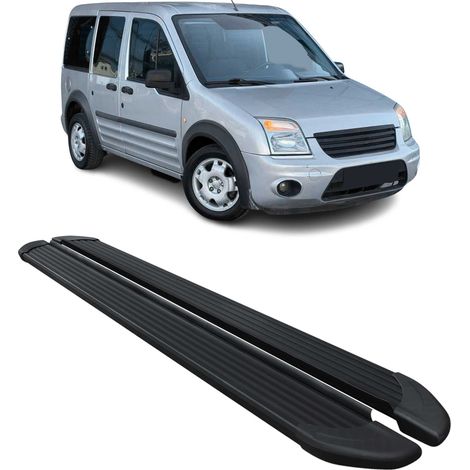 Marchepieds Latéraux pour Ford Connect 2002-2013 Aluminium Noir L1 Court 2Pcs (1/5)