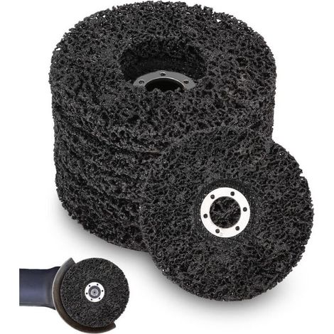 Sanding disc pieces, 125 x 22 mm, sanding disc for angle grinder, sanding disc for cleaning, coarse cleaning discs CSD (1/5)