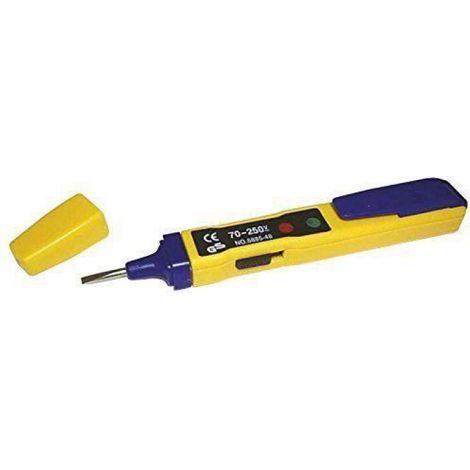 Testeur De Tension - Sans Contact - 250 V - Signalisation Optique Et Acoustique - MS-48A