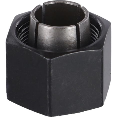 Pince de défonceuse 12,7 mm - 1 pièce - Métal noir - Fixation précise mèches - Pour DW618 DW621 Bosch - 12 mm ou 12,7 mm (1/5)