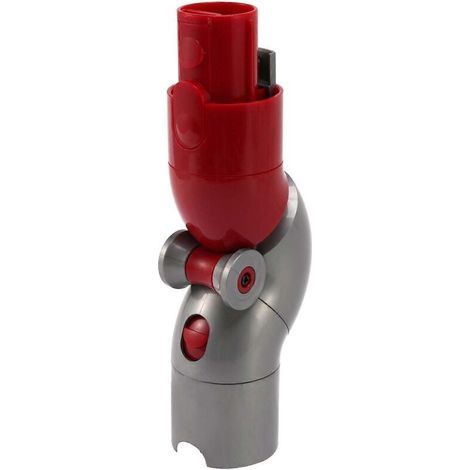 Adaptateur Sous Meuble - Pour Aspirateur Sans Fil - Rotation 180° - Profondeur 1 M - Hauteur 7 Cm - ABS - Rouge Et Gris - 1 Pièce (1/5)