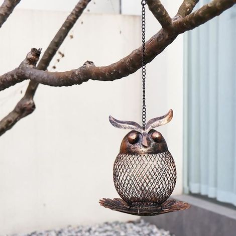 Mangeoire pour oiseaux - MXZZAND - Suspendue - Maille métallique - Extérieur - 14,5 cm (1/4)