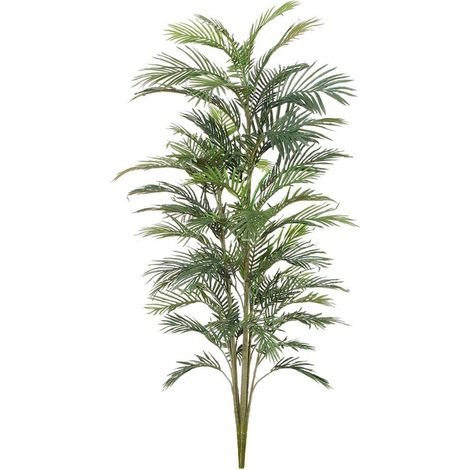 Palmier Areca artificiel H 120 cm 28 feuilles en piquet