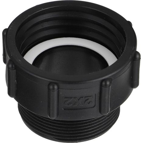 IBC Tankadapter 2 Zoll Kunststoff Gewindeanschluss