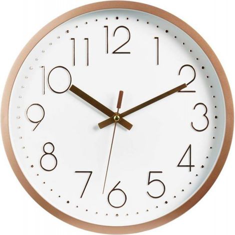 Horloge Murale - 30 Cm - Mouvement Quartz Silencieux - Pour Salon Chambre Cuisine - 1 Pièce (1/4)