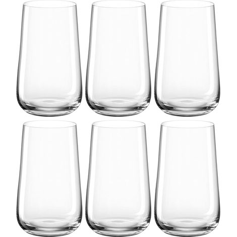 Lot de 6 gobelets en verre Transparent 530 ml (1/5)