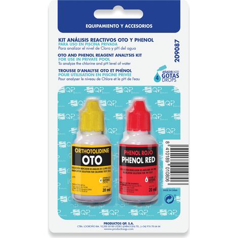 Reagenzflasche Productos qp oto and ph langlebige Bauweise kompatibel mit Spendern