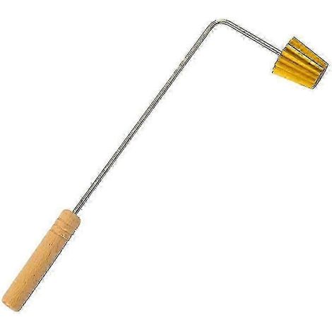 Moule à tarte, ustensile de cuisine malaisien Nyonya réutilisable en forme de chapeau haut-de-forme, cuivre, acier inoxydable, bois, or, 32,5 x 11 cm (1/5)
