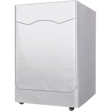 Housse imperméable pour machine à laver – Toile de parapluie résistante au soleil et à la poussière – Compatible laveuses et sécheuses à chargement frontal – Dimensions 58-65 cm x 60 cm x 85 cm