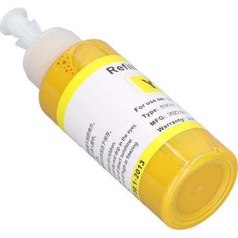 Recharge d'encre de sublimation pour transfert thermique 100 ml, accessoire d'impression numérique pour R330 230 T60 T50 Y (1/5)