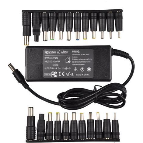 Chargeur Adaptateur De Puissance Universel 19V 4.74A 90W Pour Acer Asus Dell Hp Lenovo Samsung Toshiba Ordinateur Portable 18.5V (1/4)