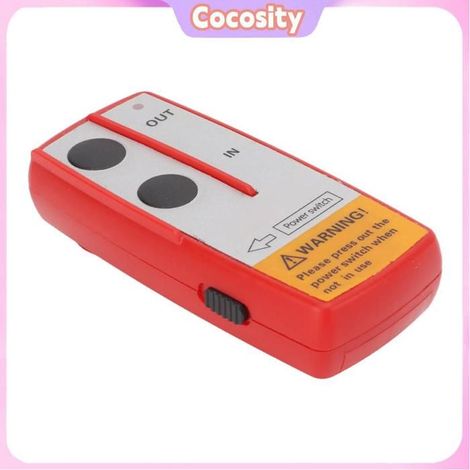 Cocosity Kit de télécommande de treuil sans fil (Rouge) Treuil électrique Safe Wireless Control Kit De moto poulie Rouge (1/5)