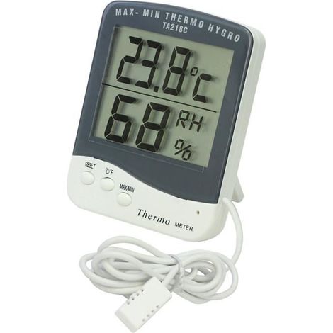 KLVGTIFS PULCD Thermomètre Hygromètre Mesure Température Humidité Câble Sonde Extérieur (1/4)