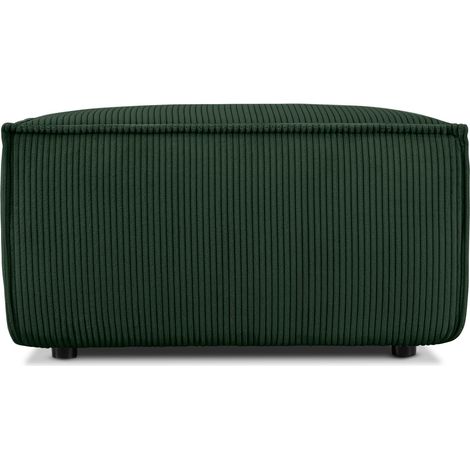 KONSIMO NAPI Sitzpouf gefederte Sitzfläche, dunkelgrün (1/5)
