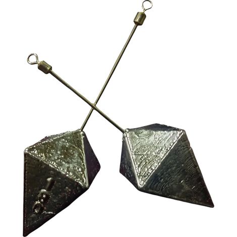 Plombs de pêche, design durable à 8 côtés, canne à rouler intégrée, 190 Grammes (1/2)