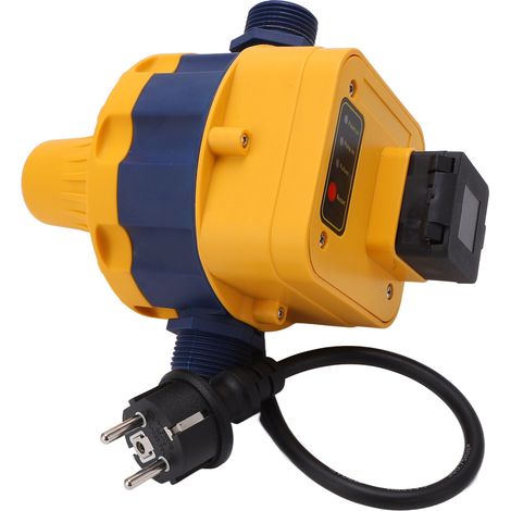 Pompe à Eau Interrupteur de Pression Contrôleur Automatique IP65 Protection Jaune Bleu (1/5)