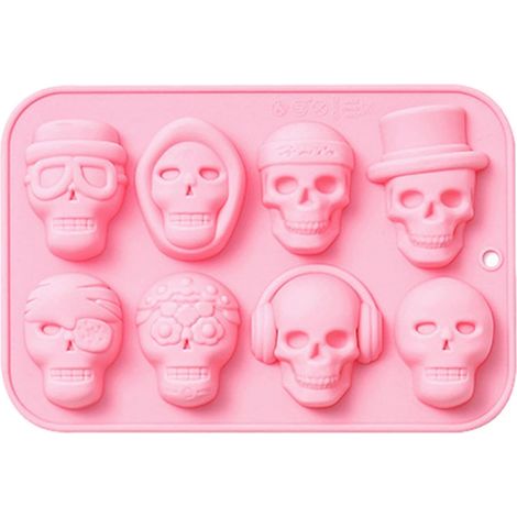 à Glaçons Moule Chocolat Réutilisable Halloween 8 Cavités Design (1/5)