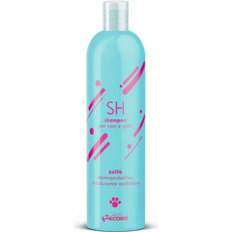 Flasche 250 ml: Dermoprotektives Anti-Schuppen Schwefel Shampoo für Hunde und Katzen
