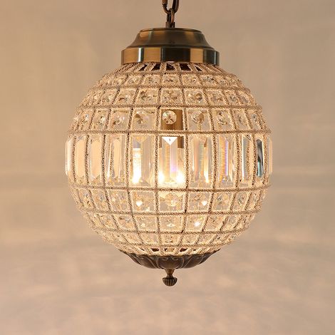 JCPYIUL Kristall-Kreuzleuchte, Modell E27, hängende Wohnzimmer-Leuchte im modernen Stil, elegante kleine Kreuzleuchte für Wohnzimmer, Schlafzimmer, Flur und Küche(Ohne Glühbirne) (1/5)
