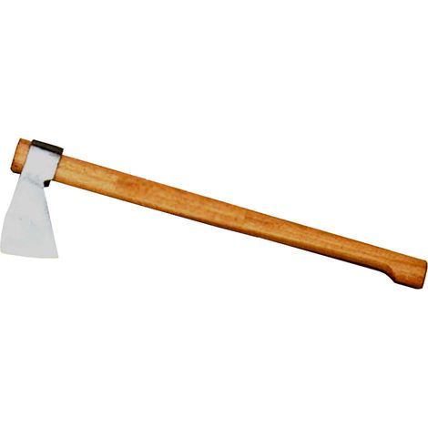 Die Bauernaxt 400 g Stiel 60 cm poliert orange