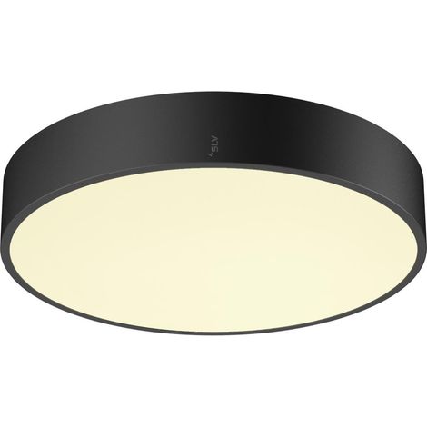 Applique et plafonnier MEDO® PRO 40 intérieur rond noir LED 19W UGR 19 - SLV - 1007292