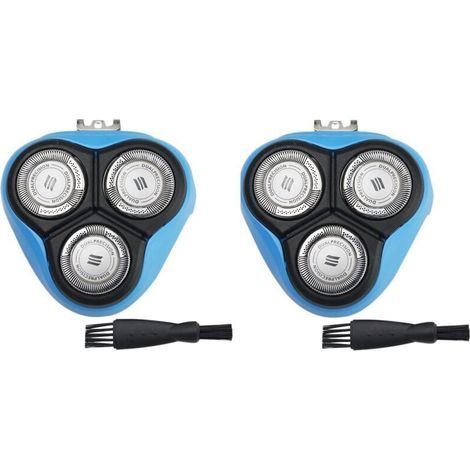 2X Tête de Rasoir Rechange pour Blate Frame AT750 AT890 PT 860860866 AT758 710725 Lame Rasoir, Bleu (1/4)