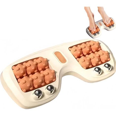 Appareil de massage des pieds - Rouleau de massage des pieds - Massage des pieds favorisant la circulation - Balle de massage - Appareil de massage des pieds pour la relaxation et la récupération - Or (1/5)