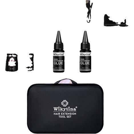 Kit de extensiones de cabello, máquina de luz UV, juego completo de herramientas, juego de herramientas Combo-1 (1/2)