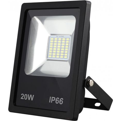 FAB 147380209 Projecteur Led Dacita 20w 6500k Smd Noir 1800lm 120º Ip66 18,5x15,5x4,5 Cm