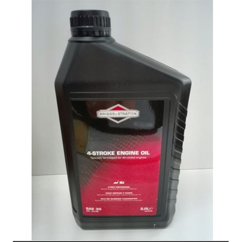 Olio motore lubrificante 4 tempi SAE30 2 LT litri BRIGGS STRATTON 100008E