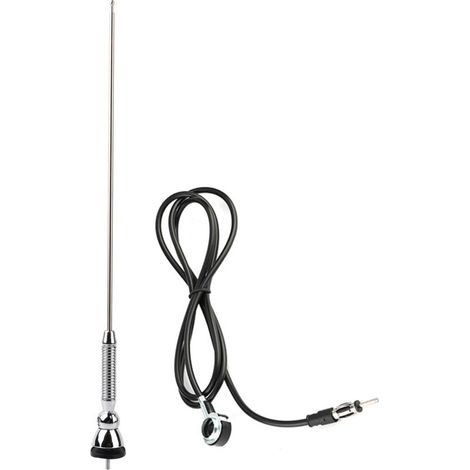 Eosnow 18.5" Universel Voiture Toit Fender Radio AM/FM Antenne Antenne 180° Pivotant (1/4)