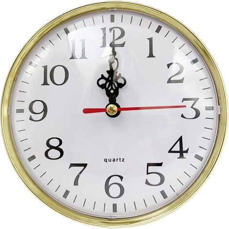 Mouvement Horloge Quartz 130mm - Cadran Chiffres Arabes Silencieux - Insertion Bricolage Remplacement - Diamètre 130mm (1/5)