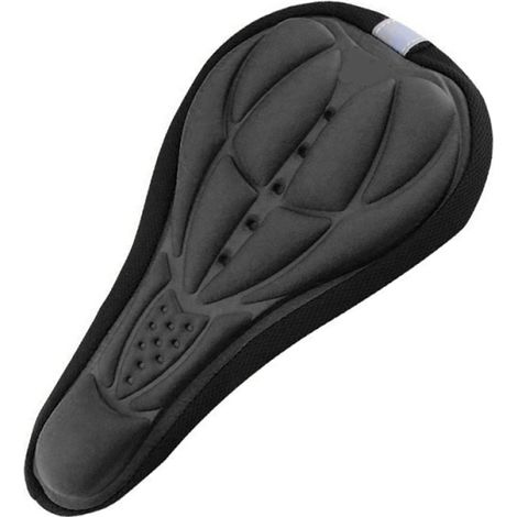 Housse de selle de vélo avec coussin en mousse souple 3D à haut rebond, protection pour selle de vélo de montagne, idéale pour hommes et femmes. (1/5)