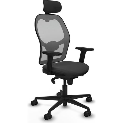 Bürostuhl piqueras y crespo Jorquera grau Mesh Leder