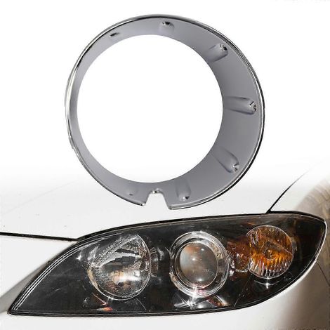 Cubierta protectora del anillo de la luz antiniebla delantera Accesorios para automóviles Piezas de repuesto duraderas Decoración para R55 R56 R57 R58 hwy