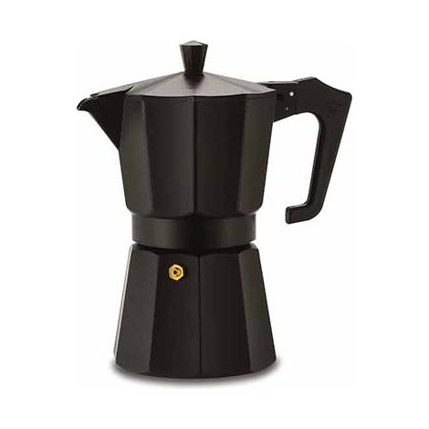 Cafetière italienne - PEZZETTI - ITALEXPRESS - Aluminium - 6 tasses - Noir